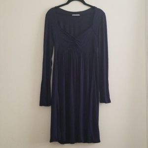Soprano Navy Blue Sweetheart Neckline Dress S